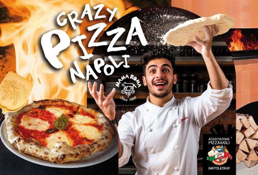 Crazy pizza Napoli в Mama Roma!