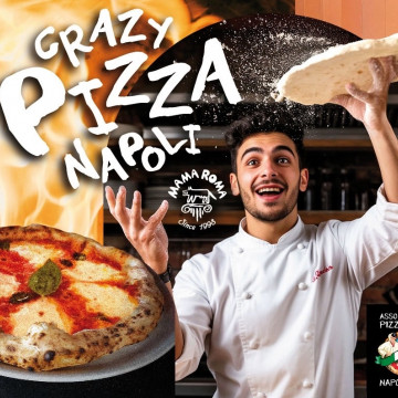 Crazy pizza Napoli в Mama Roma!